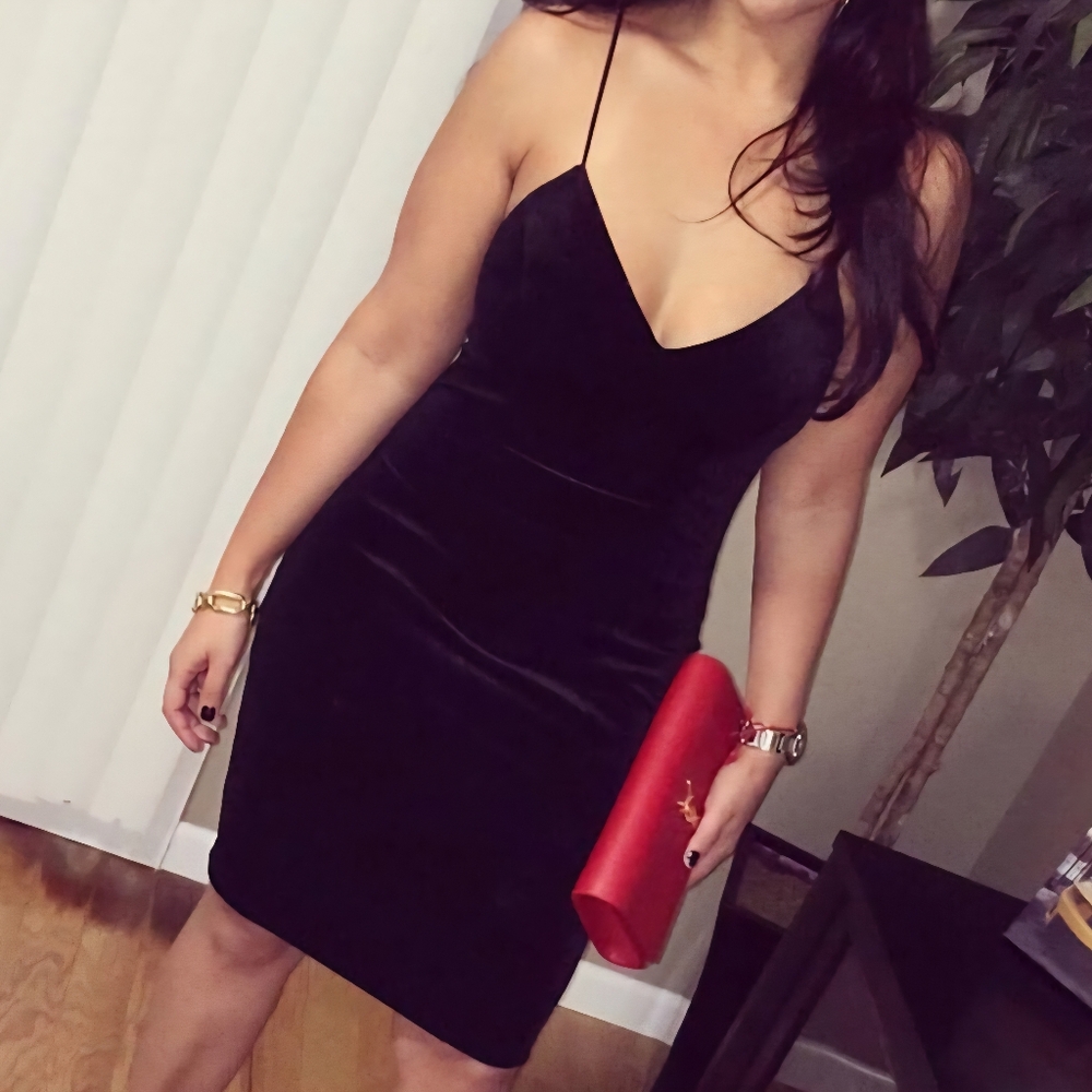 Guess Guess Velvet Cocktail Dress